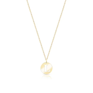 W.KRUK Wisiorek złoty literka L