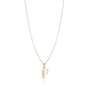 W.KRUK Wisiorek złoty literka P