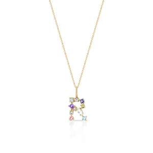 W.KRUK Wisiorek złoty literka R