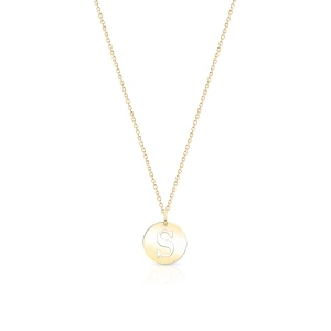 W.KRUK Wisiorek złoty literka S