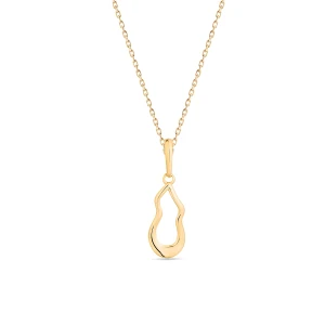 W.KRUK Wisiorek złoty o fantazyjnym kształcie