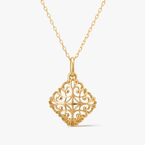 W.KRUK Wisiorek złoty Royal Star