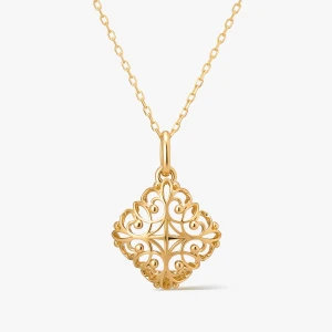 W.KRUK Wisiorek złoty Royal Star