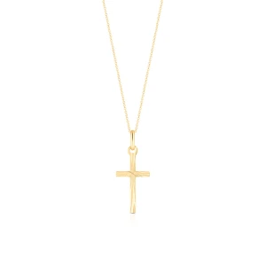 W.KRUK Wisiorek złoty krzyżyk