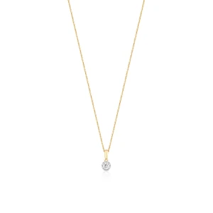 W.KRUK Wisiorek złoty z brylantem