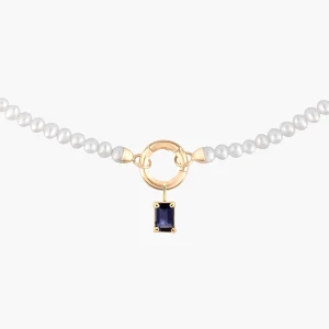 W.KRUK - Wisiorek złoty z iolitem