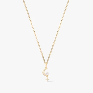 W.KRUK - Wisiorek złoty z perłą