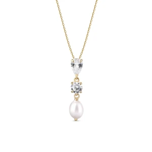 W.KRUK - Wisiorek złoty z perłą Ceremonials