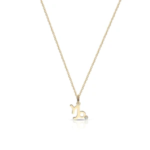 W.KRUK Wisiorek złoty Zodiak Koziorożec