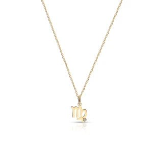 W.KRUK Wisiorek złoty Zodiak Panna