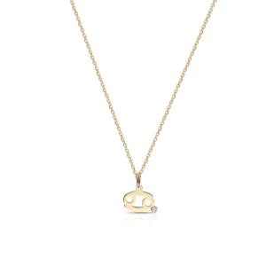 W.KRUK Wisiorek złoty Zodiak Rak