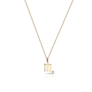 W.KRUK - Wisiorek złoty Zodiak Skorpion