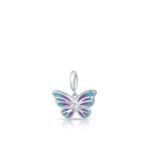 Zdjęcie produktu W.KRUK Zawieszka srebrna z emaliowanym motylem Lovely Beads