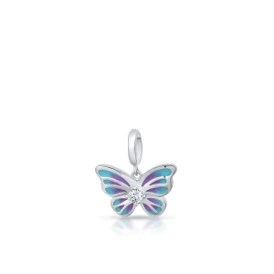Zdjęcie produktu W.KRUK Zawieszka srebrna z emaliowanym motylem Lovely Beads