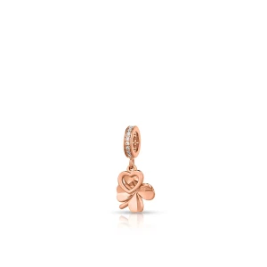 Zdjęcie produktu W.KRUK Zawieszka srebrna z motywem serca i koniczynki Lovely Beads