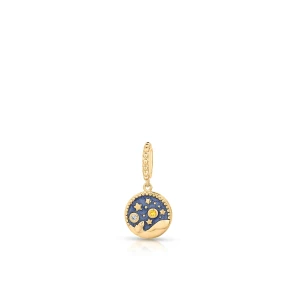 Zdjęcie produktu W.KRUK Zawieszka srebrna z niebieską emalią Lovely Beads