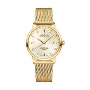W.KRUK ZEGAREK ATLANTIC SUPER DE LUXE DIAMONDS EDITION