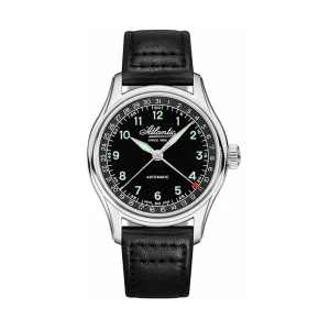 W.KRUK ZEGAREK ATLANTIC WORLDMASTER AUTOMATIC POINTER DATE