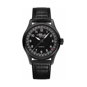 W.KRUK ZEGAREK ATLANTIC WORLDMASTER AUTOMATIC POINTER DATE