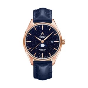 W.KRUK ZEGAREK ATLANTIC WORLDMASTER NIGHTSKY MOONPHASE