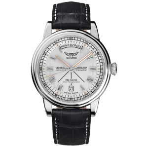 W.KRUK ZEGAREK AVIATOR DOUGLAS DAY-DATE POLSKA EDYCJA