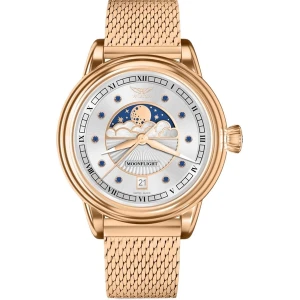 W.KRUK ZEGAREK AVIATOR DOUGLAS MOONFLIGHT GEMSTONE EDITION