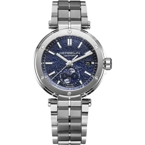 W.KRUK ZEGAREK HERBELIN NEWPORT AUTOMATIC MOONPHASE