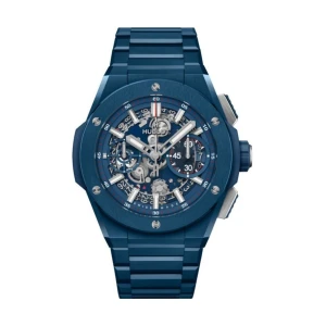 W.KRUK ZEGAREK HUBLOT BIG BANG INTEGRATED BLUE CERAMIC