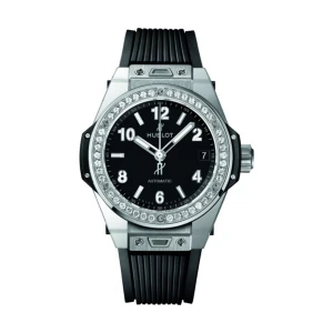 W.KRUK ZEGAREK HUBLOT BIG BANG ONE CLICK STEEL DIAMONDS