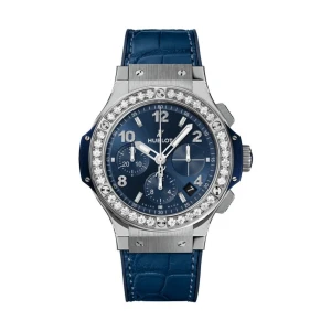 W.KRUK ZEGAREK HUBLOT BIG BANG STEEL BLUE DIAMONDS