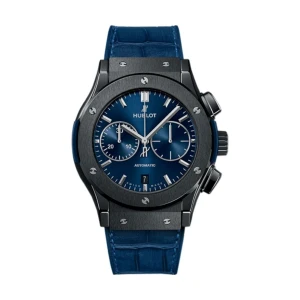 W.KRUK ZEGAREK HUBLOT CLASSIC FUSION CERAMIC BLUE CHRONOGRAPH