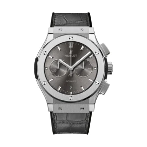 W.KRUK ZEGAREK HUBLOT CLASSIC FUSION RACING GREY CHRONOGRAPH TITANIUM