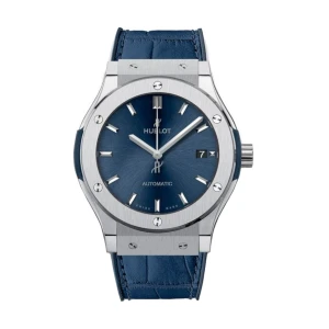 W.KRUK ZEGAREK HUBLOT CLASSIC FUSION TITANIUM BLUE