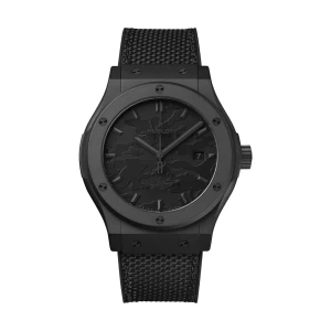 W.KRUK ZEGAREK HUBLOT CLASSIC FUSION YOHJI YAMAMOTO ALL BLACK CAMO