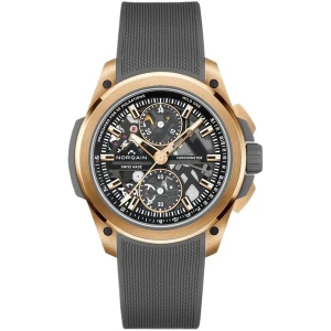 W.KRUK ZEGAREK NORQAIN WILD ONE SKELETON CHRONO RED GOLD LIMITED EDITION