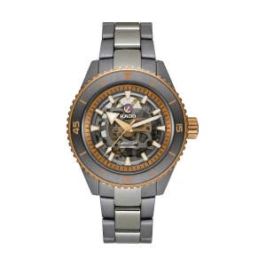 W.KRUK ZEGAREK RADO CAPTAIN COOK HIGH-TECH CERAMIC SKELETON
