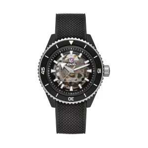 W.KRUK ZEGAREK RADO CAPTAIN COOK HIGH-TECH CERAMIC SKELETON