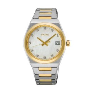 W.KRUK ZEGAREK SEIKO CLASSIC QUARTZ DIAMONDS
