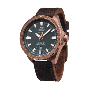 W.KRUK ZEGAREK VOSTOK EUROPE ALMAZ SPACE STATION BRONZE AUTOMATIC