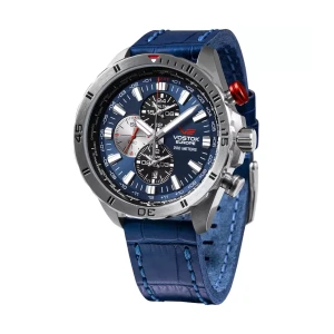 W.KRUK ZEGAREK VOSTOK EUROPE ALMAZ SPACE STATION DUAL TIME