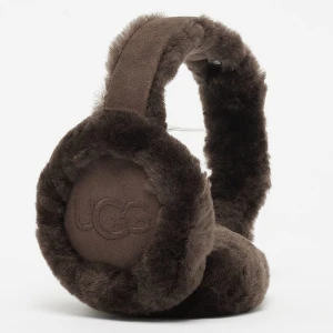 W SHEEPSKIN EMBROIDERY EARMUFF burnt cedar, markiUGG, Czapki beanie, w kolorze brązowy, rozmiar: