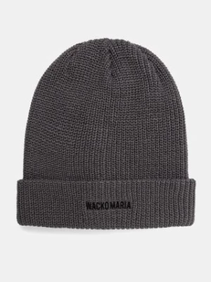 Wacko Maria czapka Knit Watch Cap kolor szary  24FW-WMA-CP04