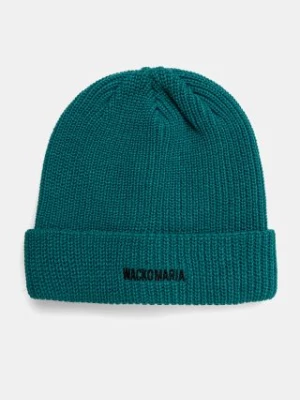 Wacko Maria czapka Knit Watch Cap kolor zielony  24FW-WMA-CP04