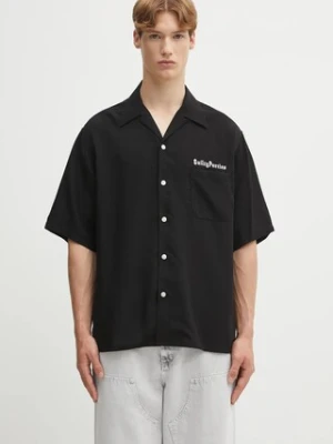 Wacko Maria koszula 50'S SHIRT S/S ( TYPE-2 ) męska kolor czarny relaxed 25SS-WMS-OC06