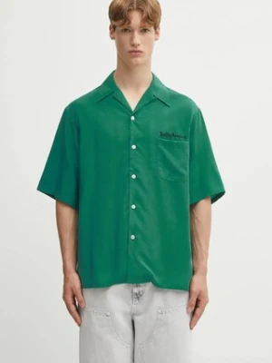 Wacko Maria koszula 50'S SHIRT S/S ( TYPE-2 ) męska kolor zielony relaxed 25SS-WMS-OC06