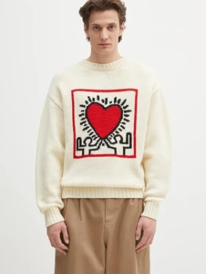 Wacko Maria sweter wełniany x Keith Haring