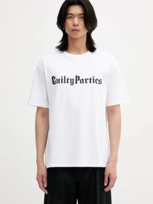 Wacko Maria t-shirt bawełniany washed heavy weight męski kolor biały z nadrukiem 25SS-WMT-WT04