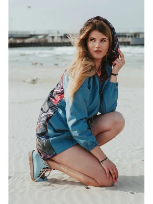 Waikane Vibe Parka w kolorze niebiesko-fioletowym ze wzorem rozmiar: M