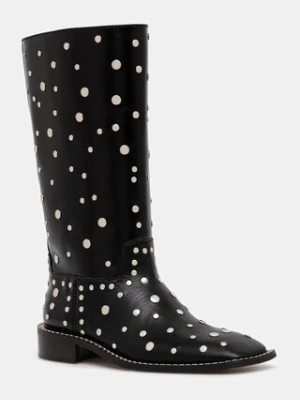 Wales Bonner botki skórzane Studded Boot