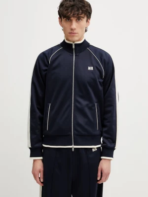 Wales Bonner Motion Track bluza z bawełną męska